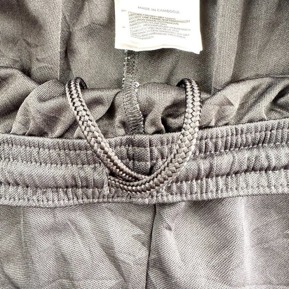 Adidas Shorts Womens Medium M (12-14) Black Striped Lightweight Adult Sport Run - Picture 4 of 10